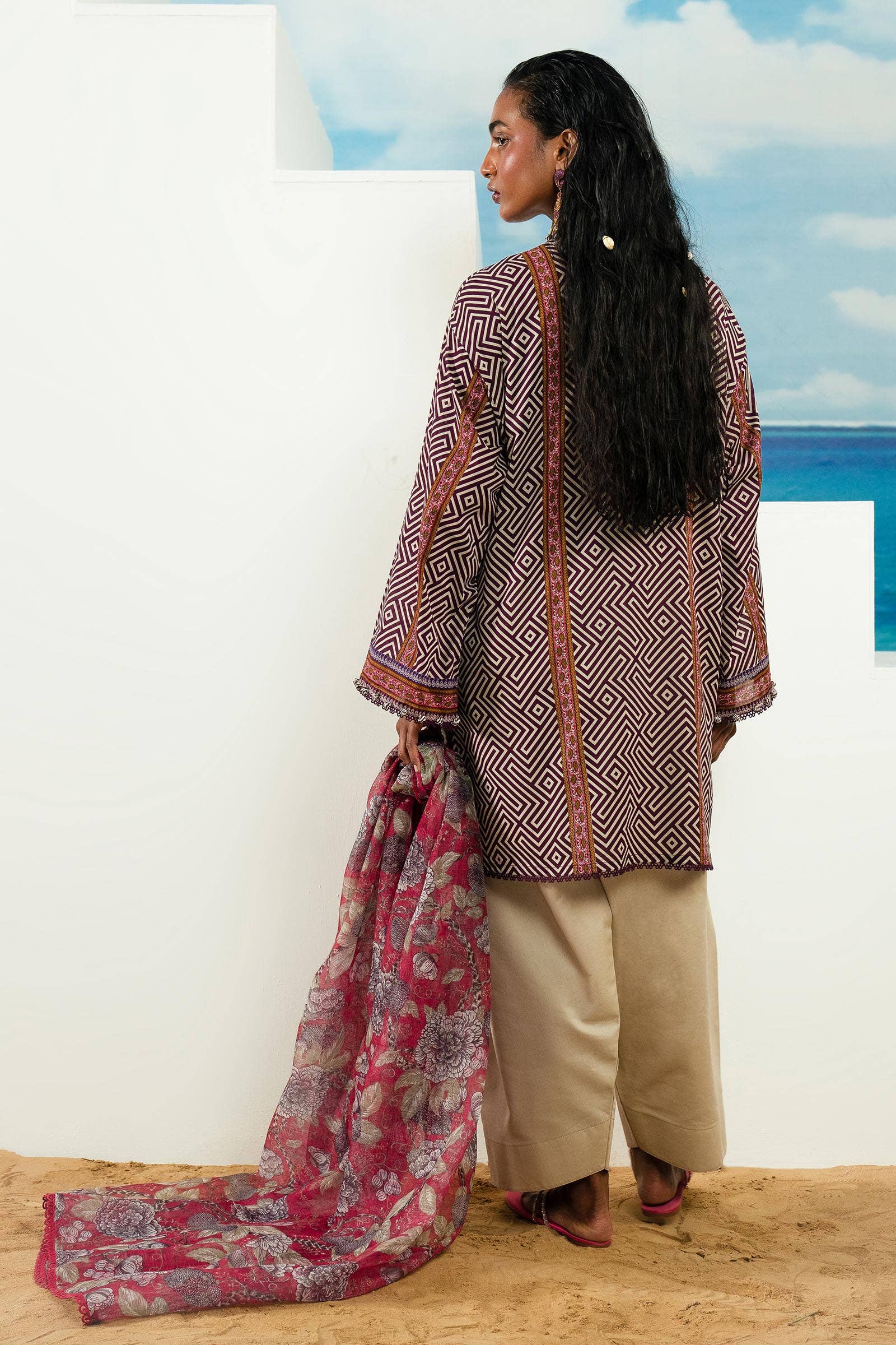 Sana Safinaz | Mahay Summer Lawn 24 | S-17 - Rang-e-Khaas