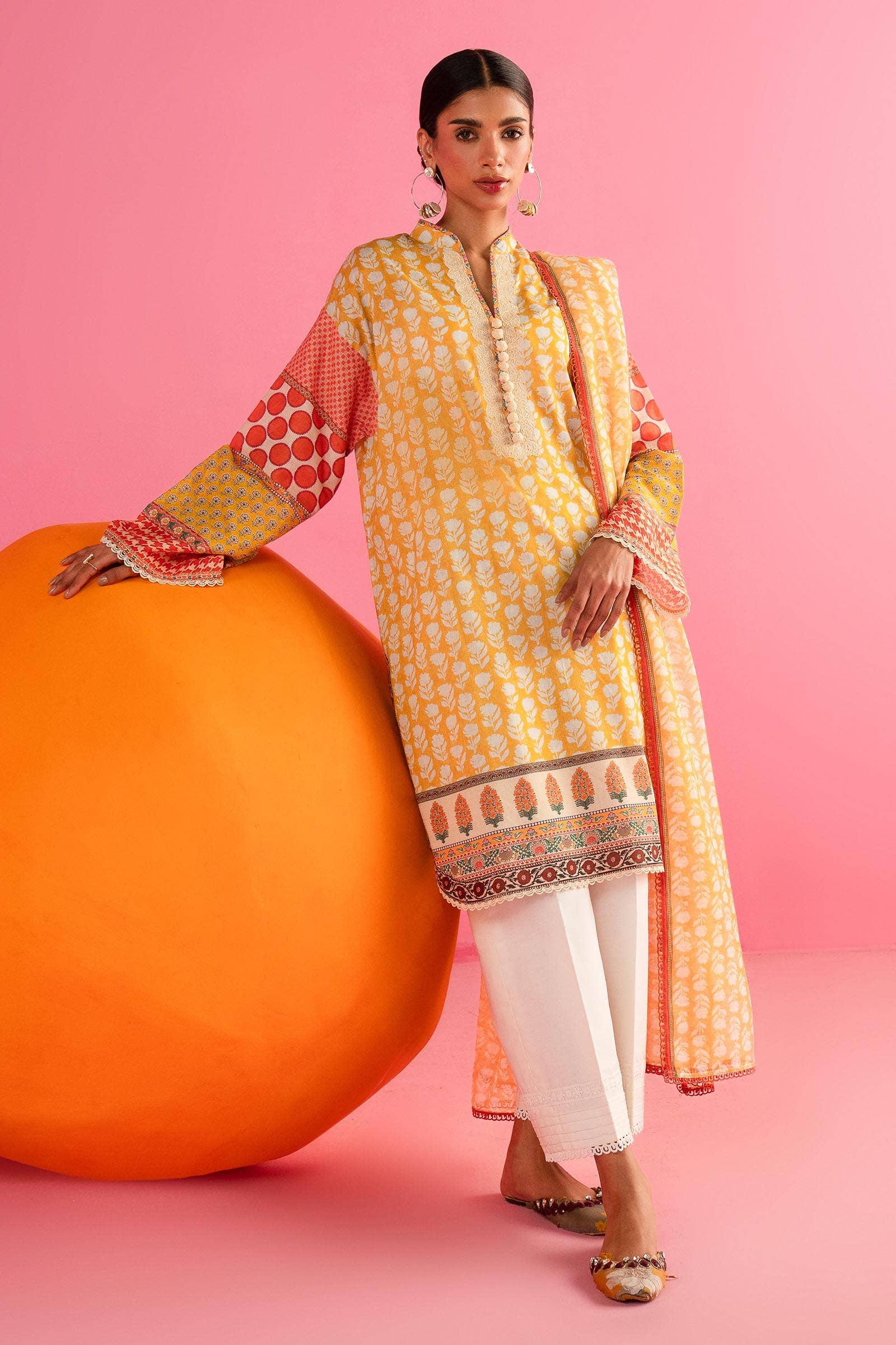 Sana Safinaz | Mahay Summer Lawn 24 | S-14 - Rang-e-Khaas