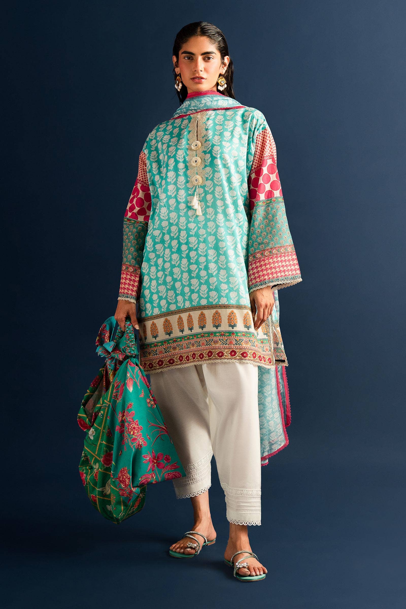 Sana Safinaz | Mahay Summer Lawn 24 | S-13 - Rang-e-Khaas