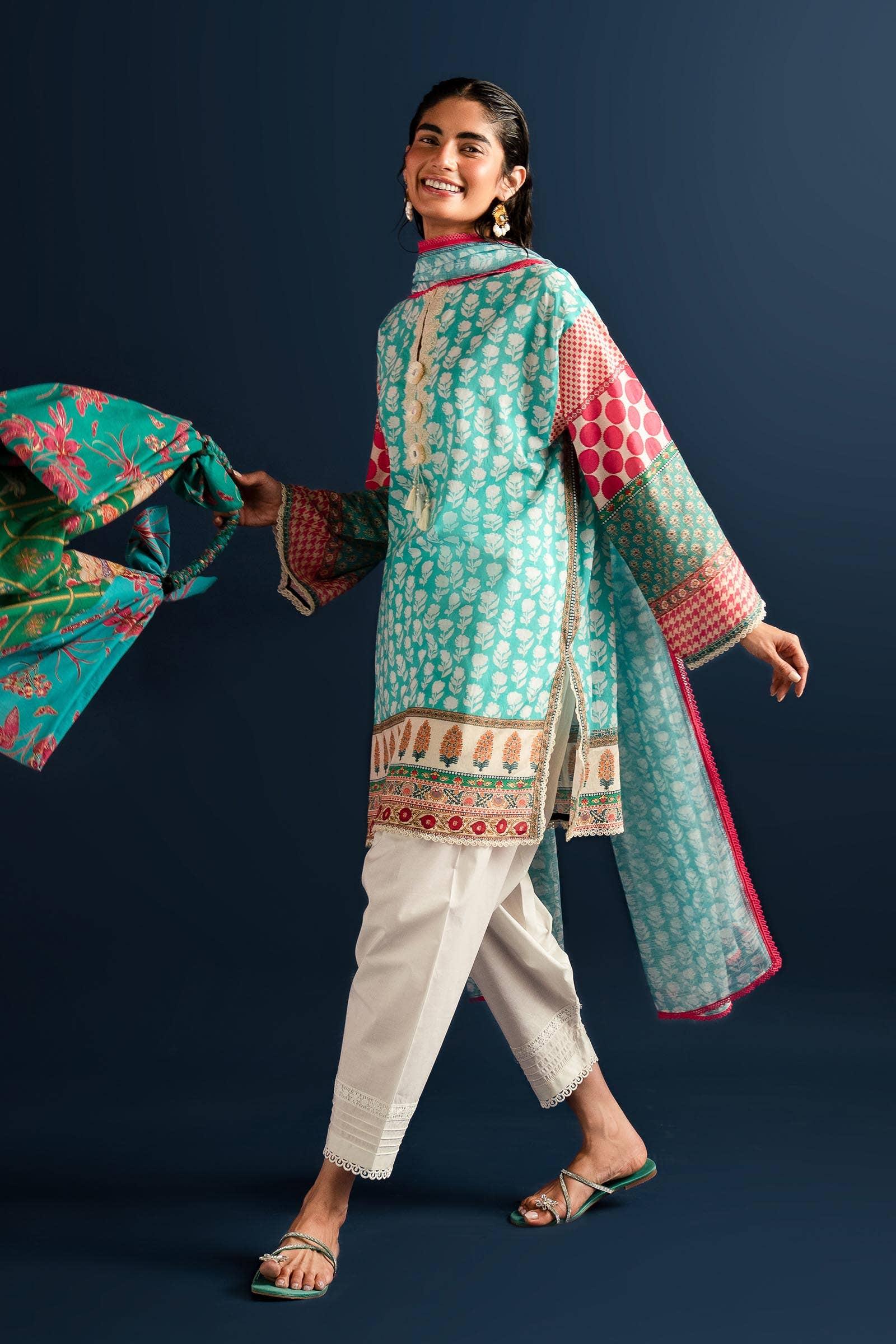 Sana Safinaz | Mahay Summer Lawn 24 | S-13 - Rang-e-Khaas