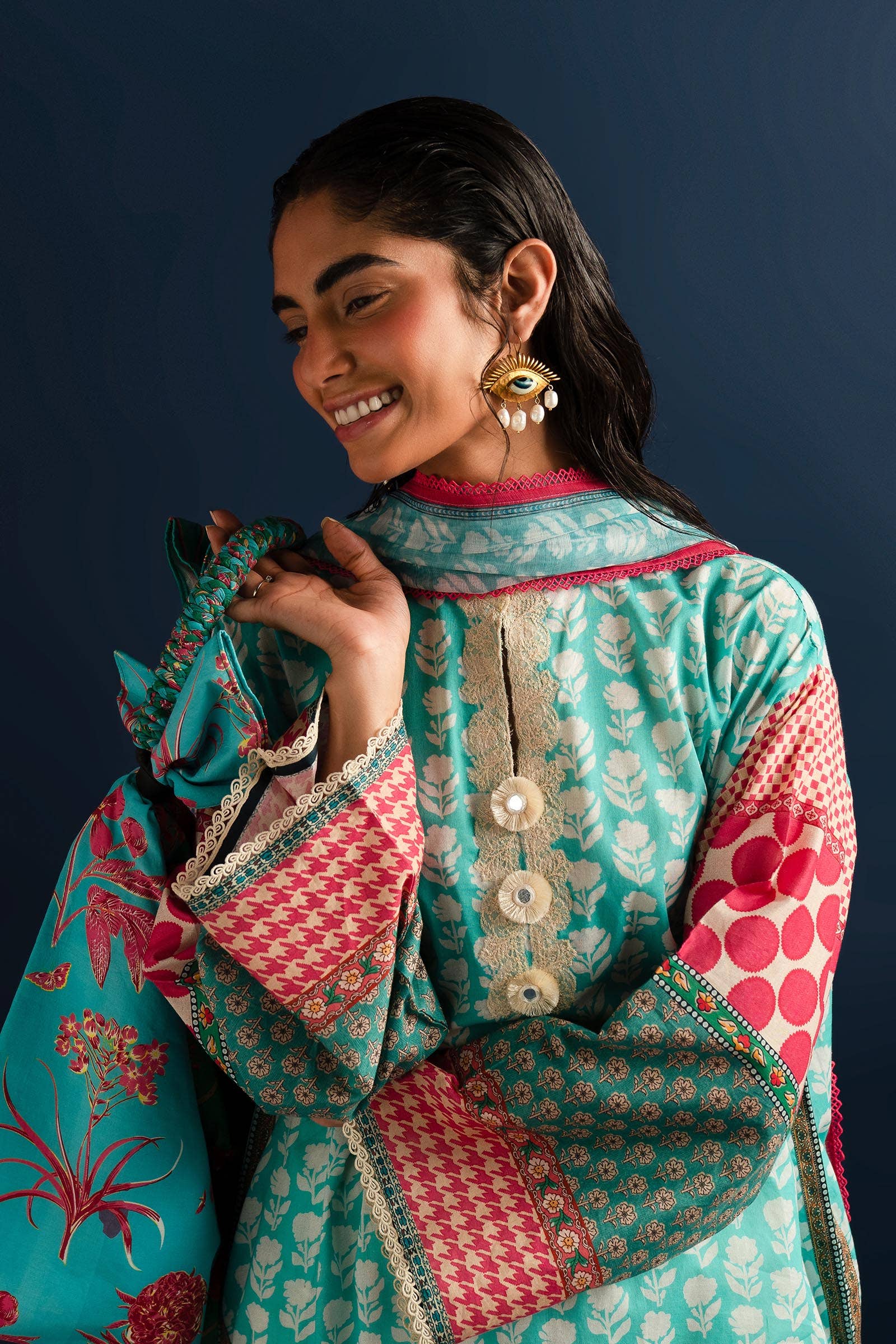 Sana Safinaz | Mahay Summer Lawn 24 | S-13 - Rang-e-Khaas