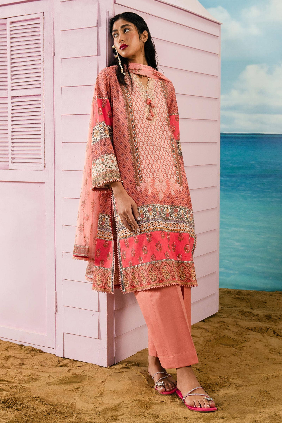 Sana Safinaz | Mahay Summer Lawn 24 | S-12 - Rang-e-Khaas