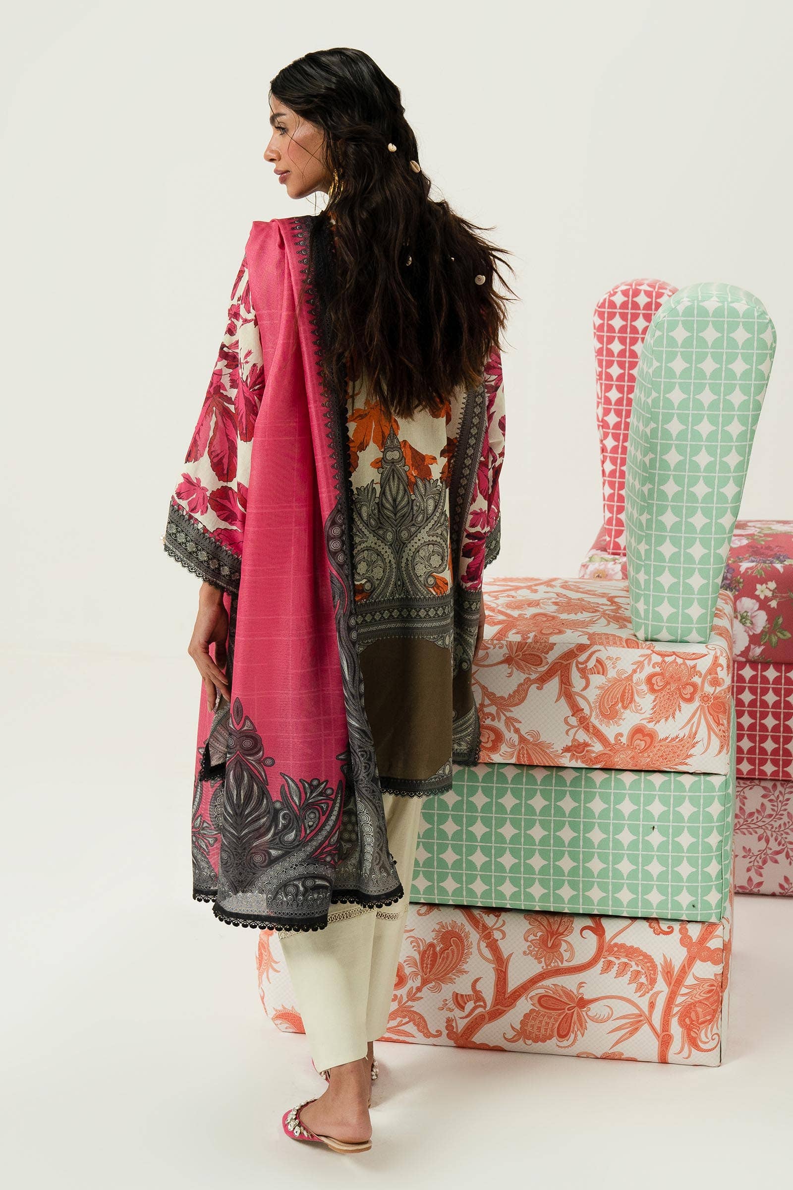 Sana Safinaz | Mahay Summer Lawn 24 | S-10 - Rang-e-Khaas