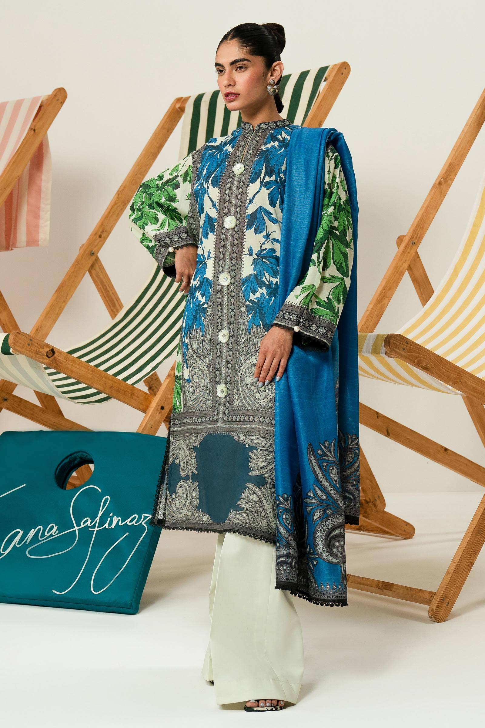 Sana Safinaz | Mahay Summer Lawn 24 | S-09 - Rang-e-Khaas