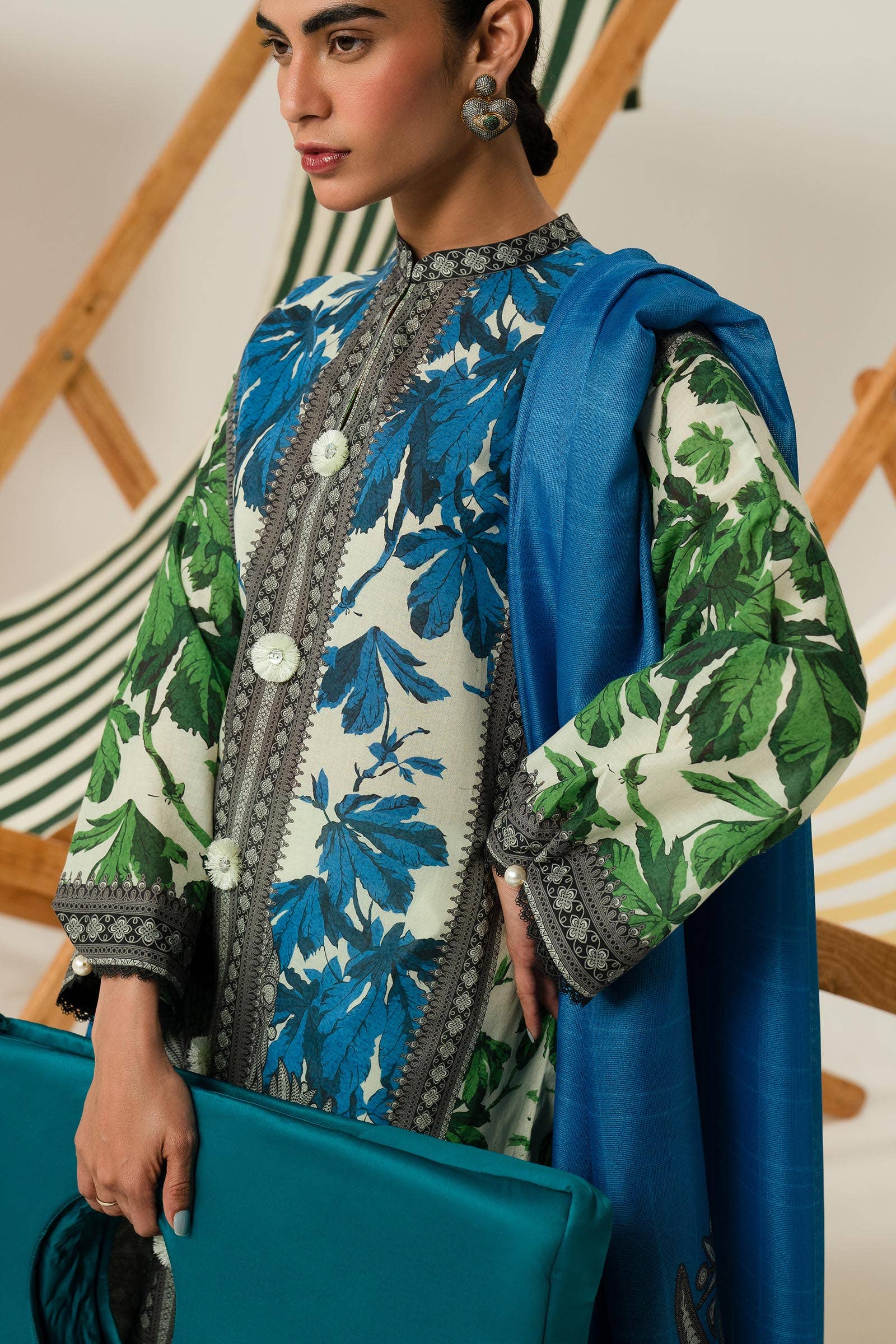 Sana Safinaz | Mahay Summer Lawn 24 | S-09 - Rang-e-Khaas