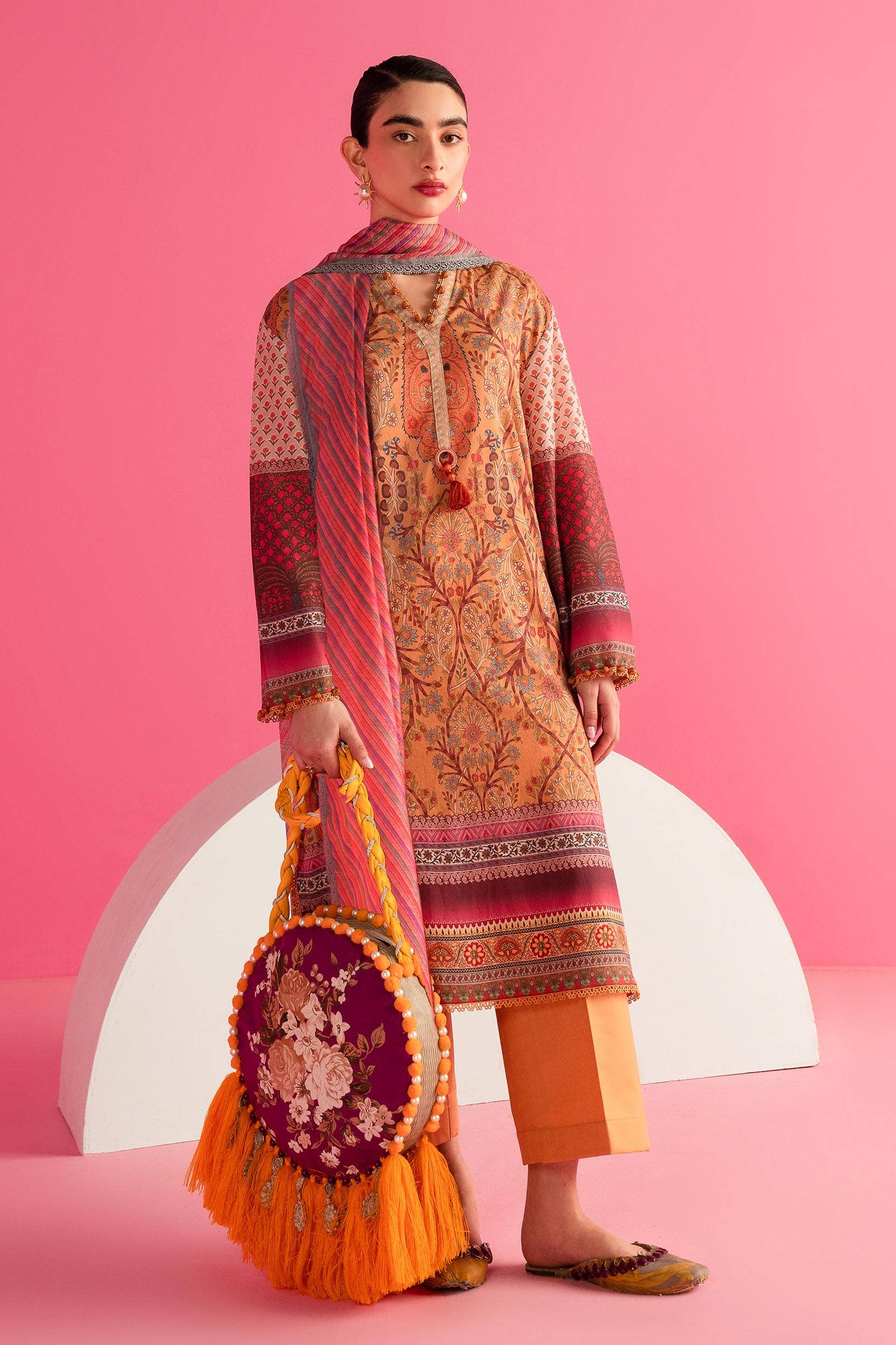 Sana Safinaz | Mahay Summer Lawn 24 | S-08 - Rang-e-Khaas