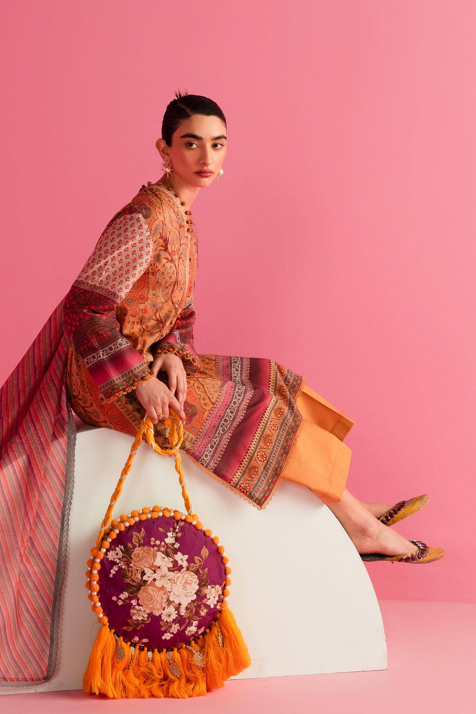 Sana Safinaz | Mahay Summer Lawn 24 | S-08 - Rang-e-Khaas