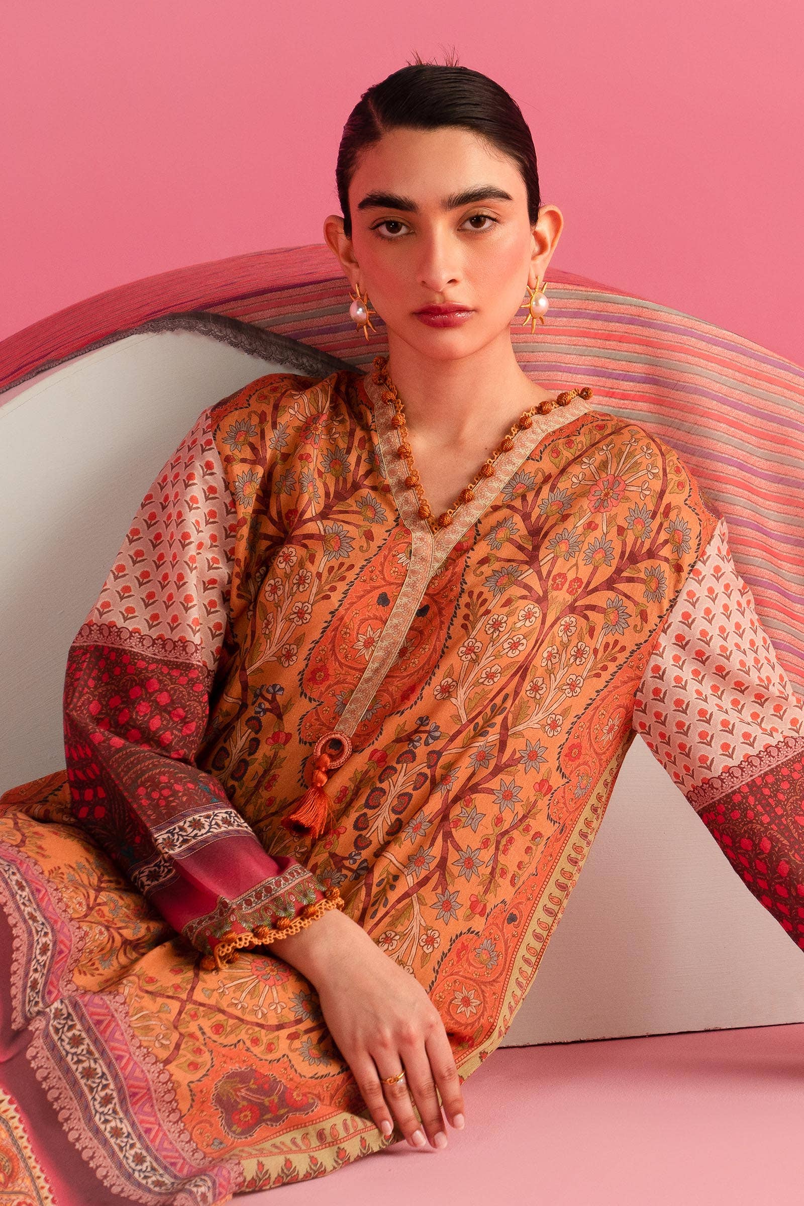 Sana Safinaz | Mahay Summer Lawn 24 | S-08 - Rang-e-Khaas