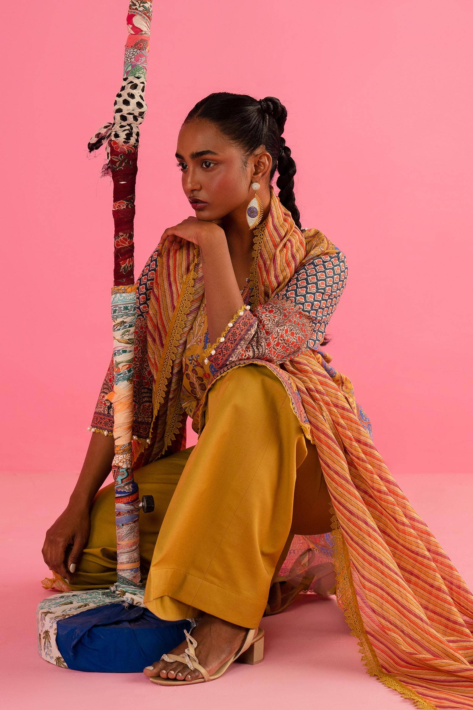 Sana Safinaz | Mahay Summer Lawn 24 | S-07 - Rang-e-Khaas