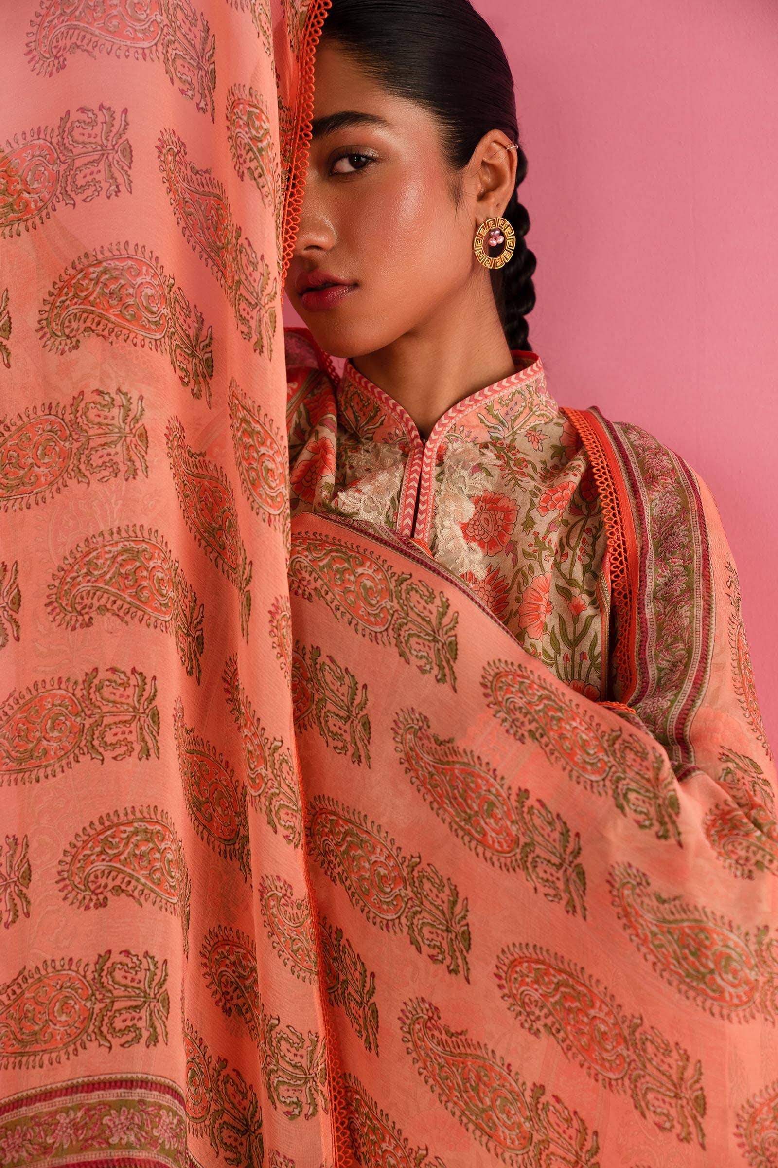 Sana Safinaz | Mahay Summer Lawn 24 | S-04 - Rang-e-Khaas