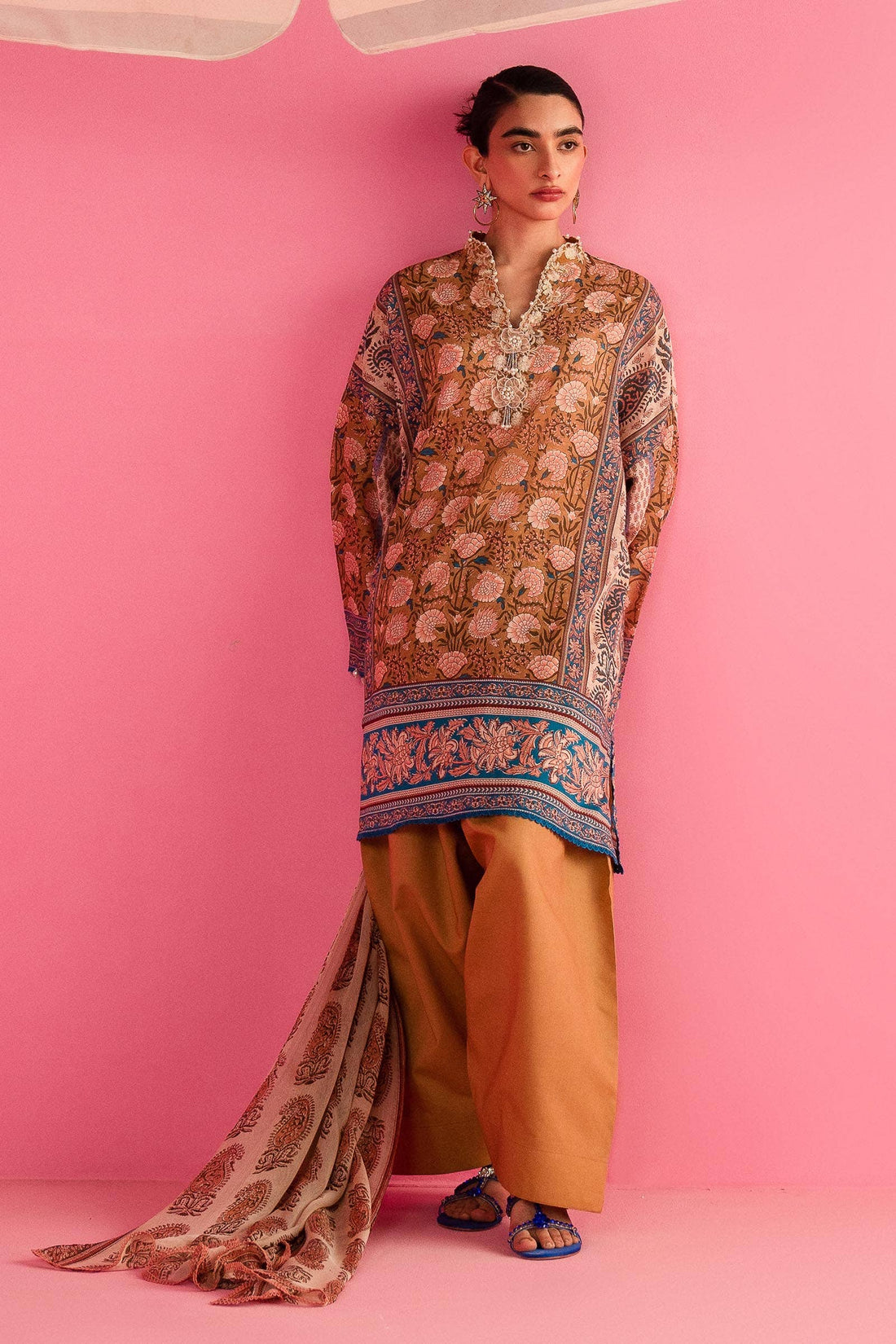 Sana Safinaz | Mahay Summer Lawn 24 | S-03 - Rang-e-Khaas