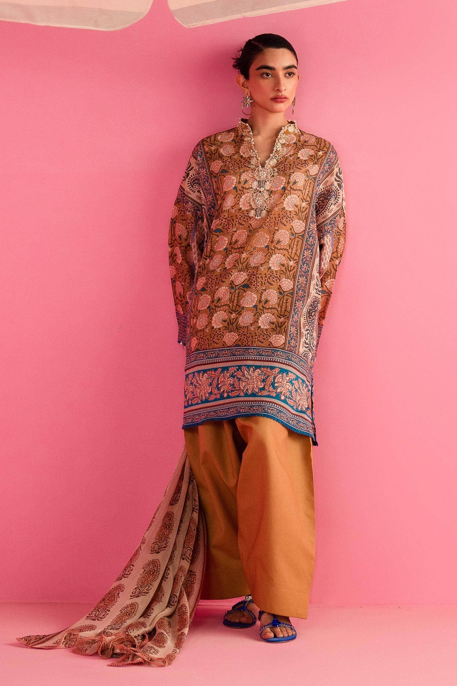 Sana Safinaz | Mahay Summer Lawn 24 | S-03 - Rang-e-Khaas