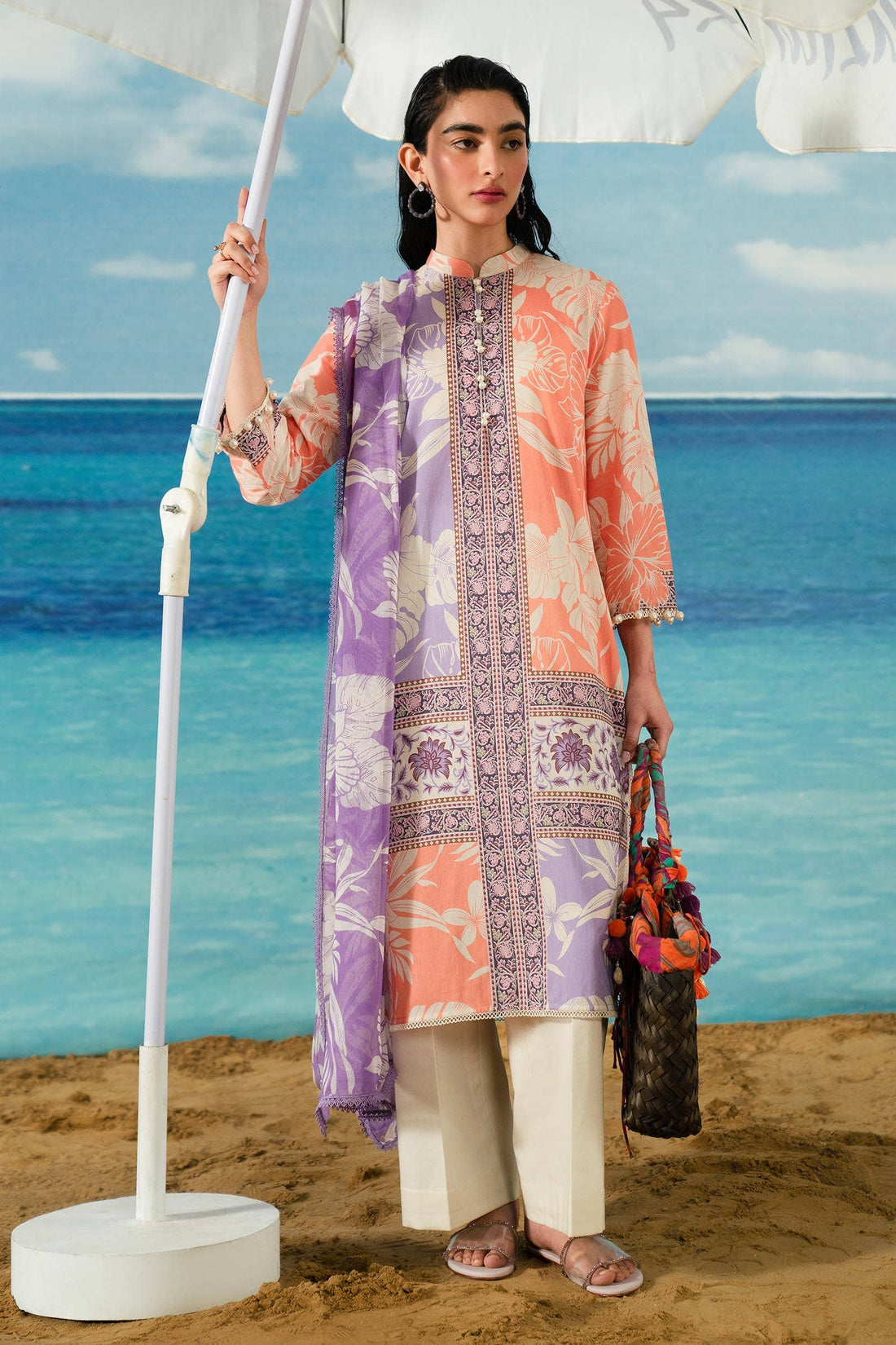 Sana Safinaz | Mahay Summer Lawn 24 | S-01 - Rang-e-Khaas
