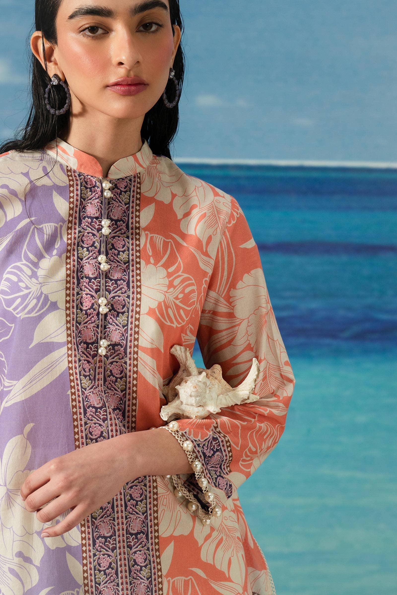 Sana Safinaz | Mahay Summer Lawn 24 | S-01 - Rang-e-Khaas