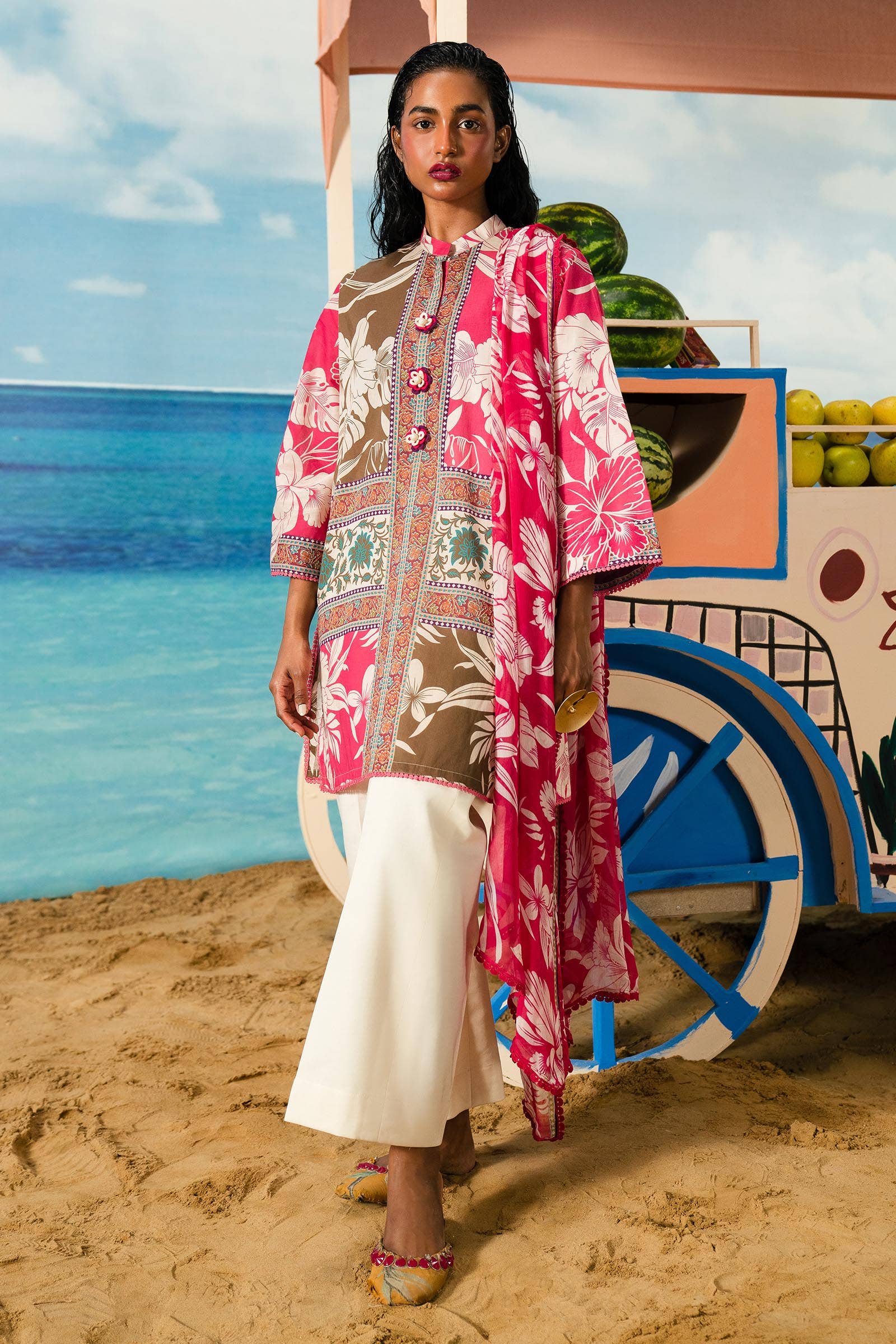 Sana Safinaz | Mahay Summer Lawn 24 | S-01 - Rang-e-Khaas
