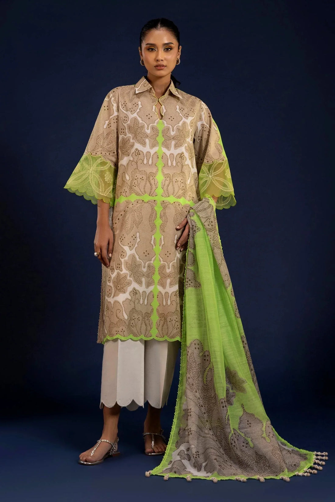 Sana Safinaz | Mahay Spring 25 | H251-004B-2DD - Rang-e-Khaas