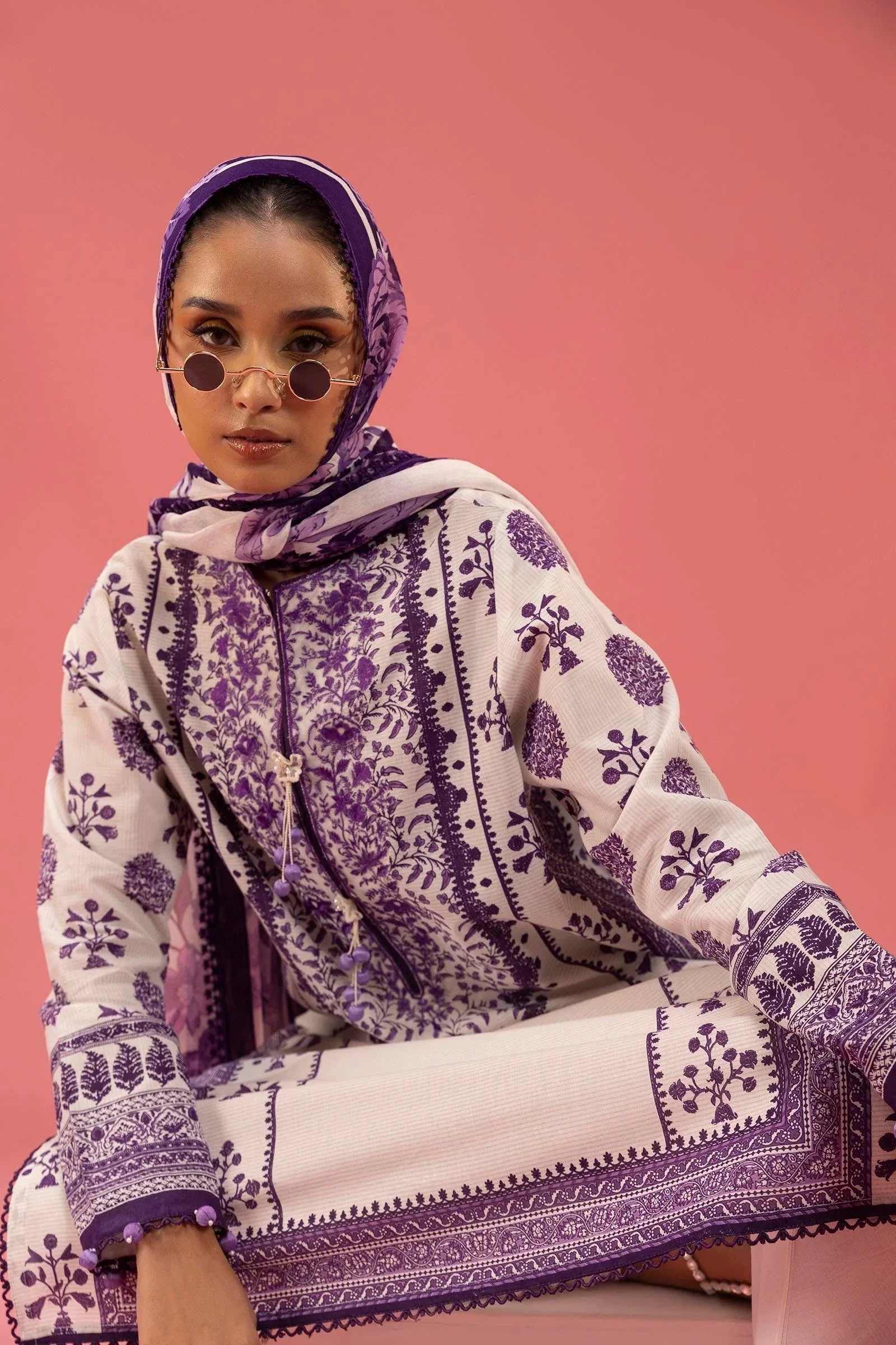 Sana Safinaz | Mahay Spring 25 | A-07 - Rang-e-Khaas