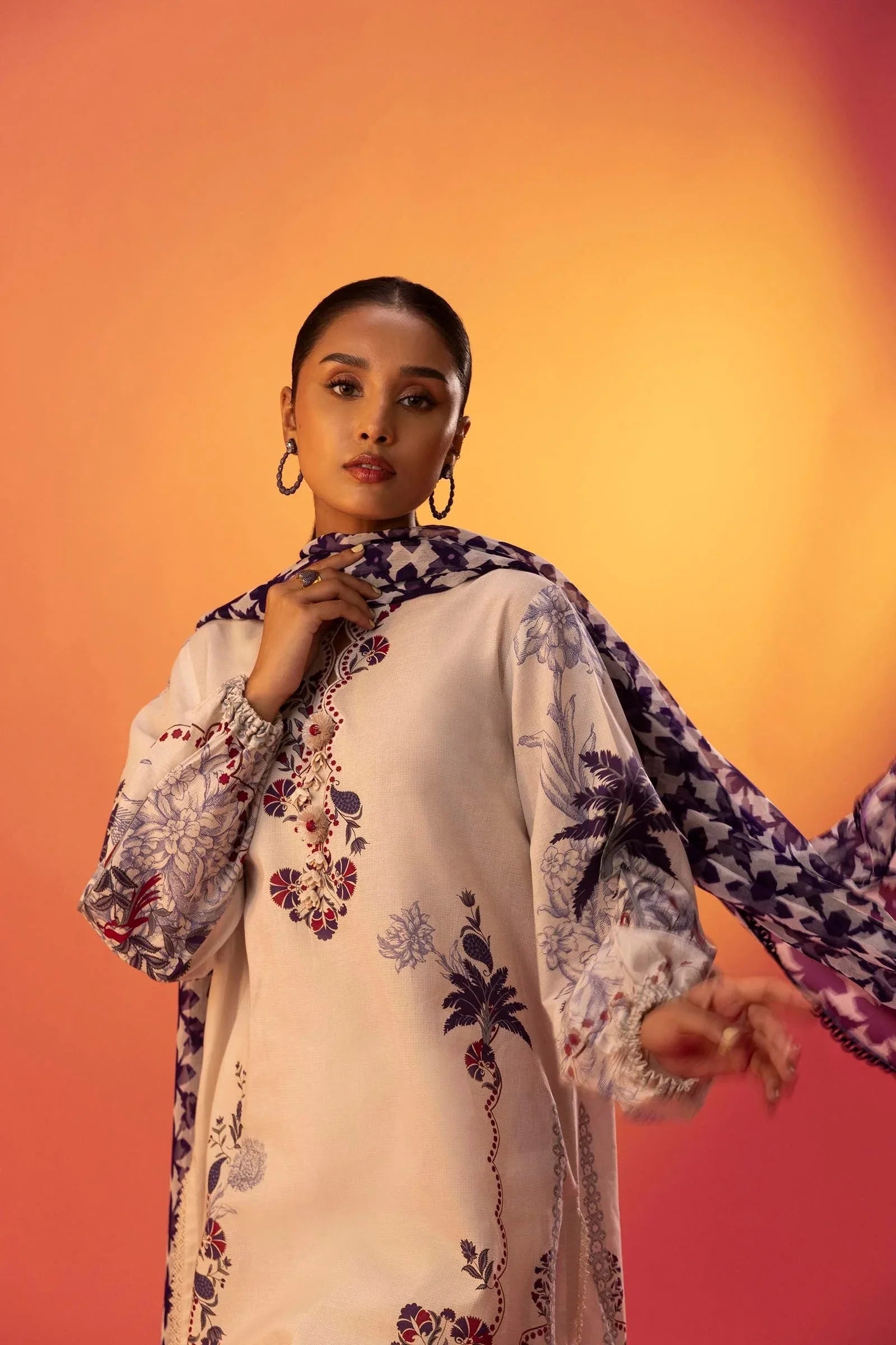 Sana Safinaz | Mahay Summer 25 | 001A - Rang-e-Khaas
