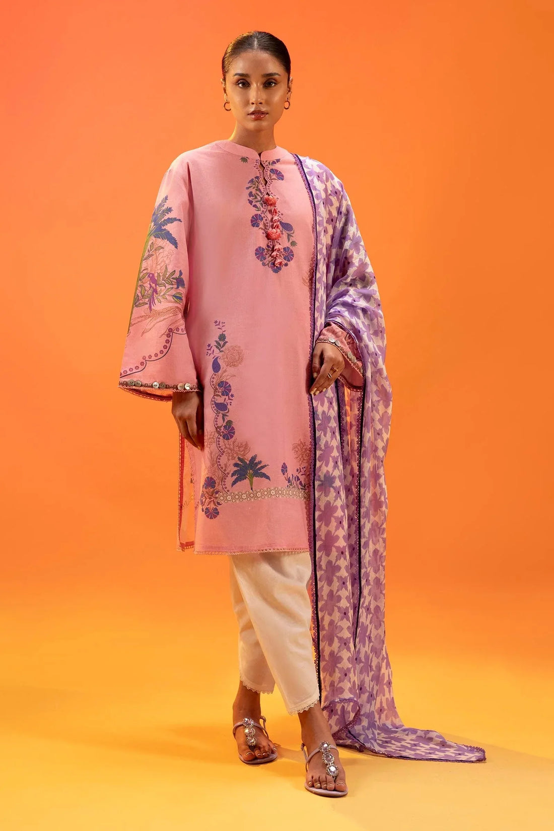 Sana Safinaz | Mahay Summer 25 | 001B - Rang-e-Khaas