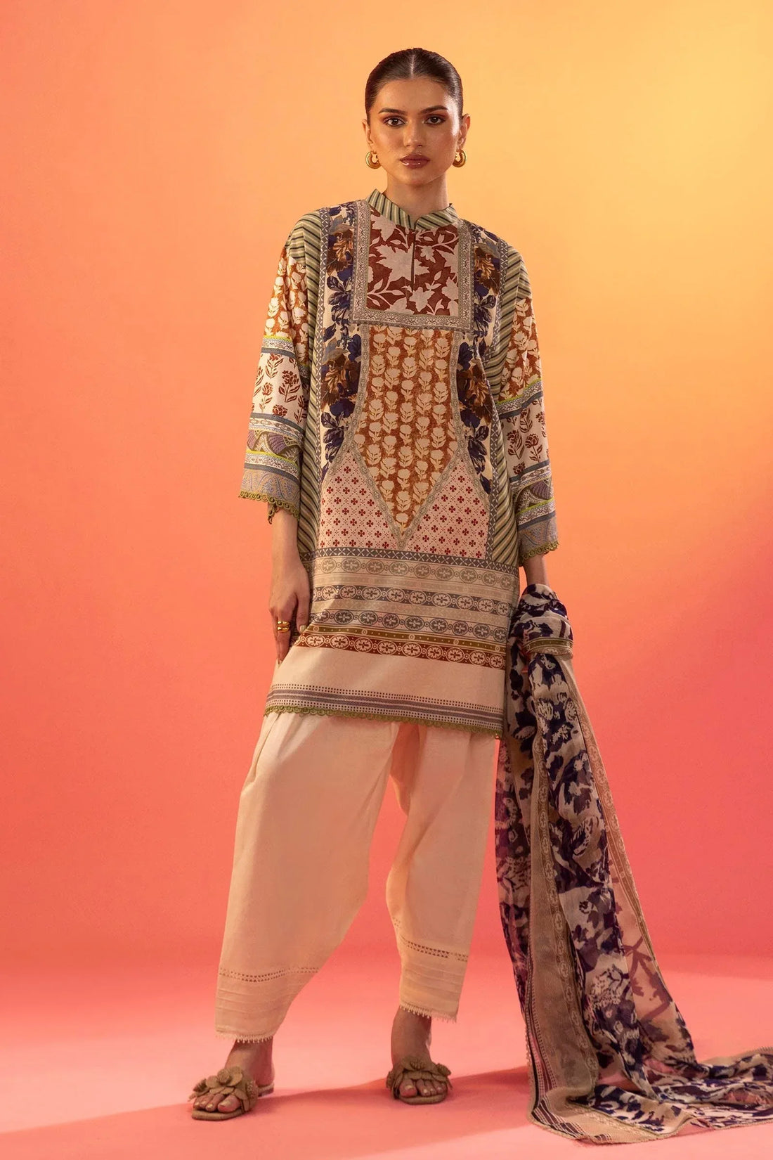 Sana Safinaz | Mahay Summer 25 | 006A - Rang-e-Khaas