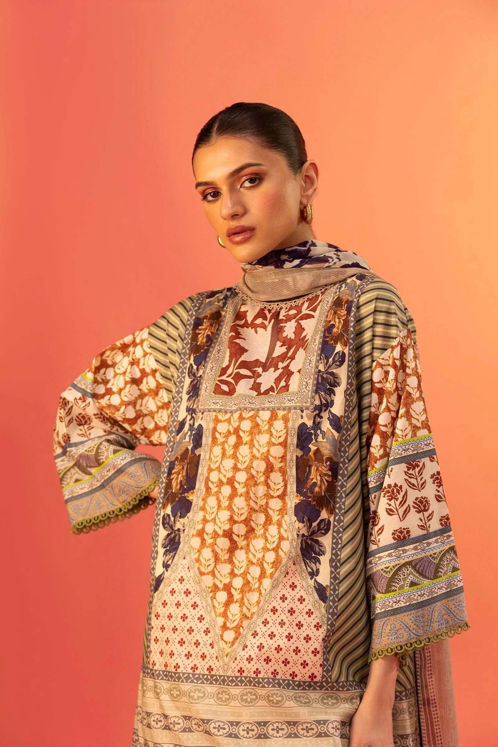 Sana Safinaz | Mahay Summer 25 | 006A - Rang-e-Khaas