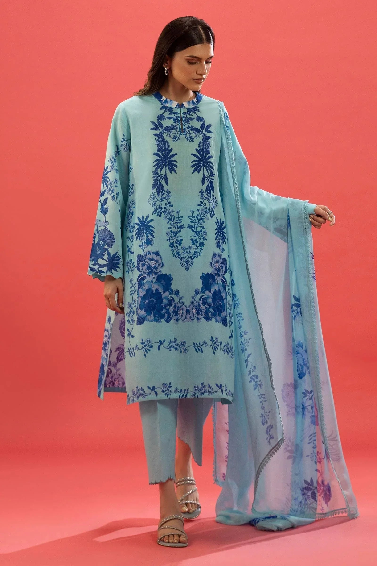 Sana Safinaz | Mahay Summer 25 | 007A - Rang-e-Khaas