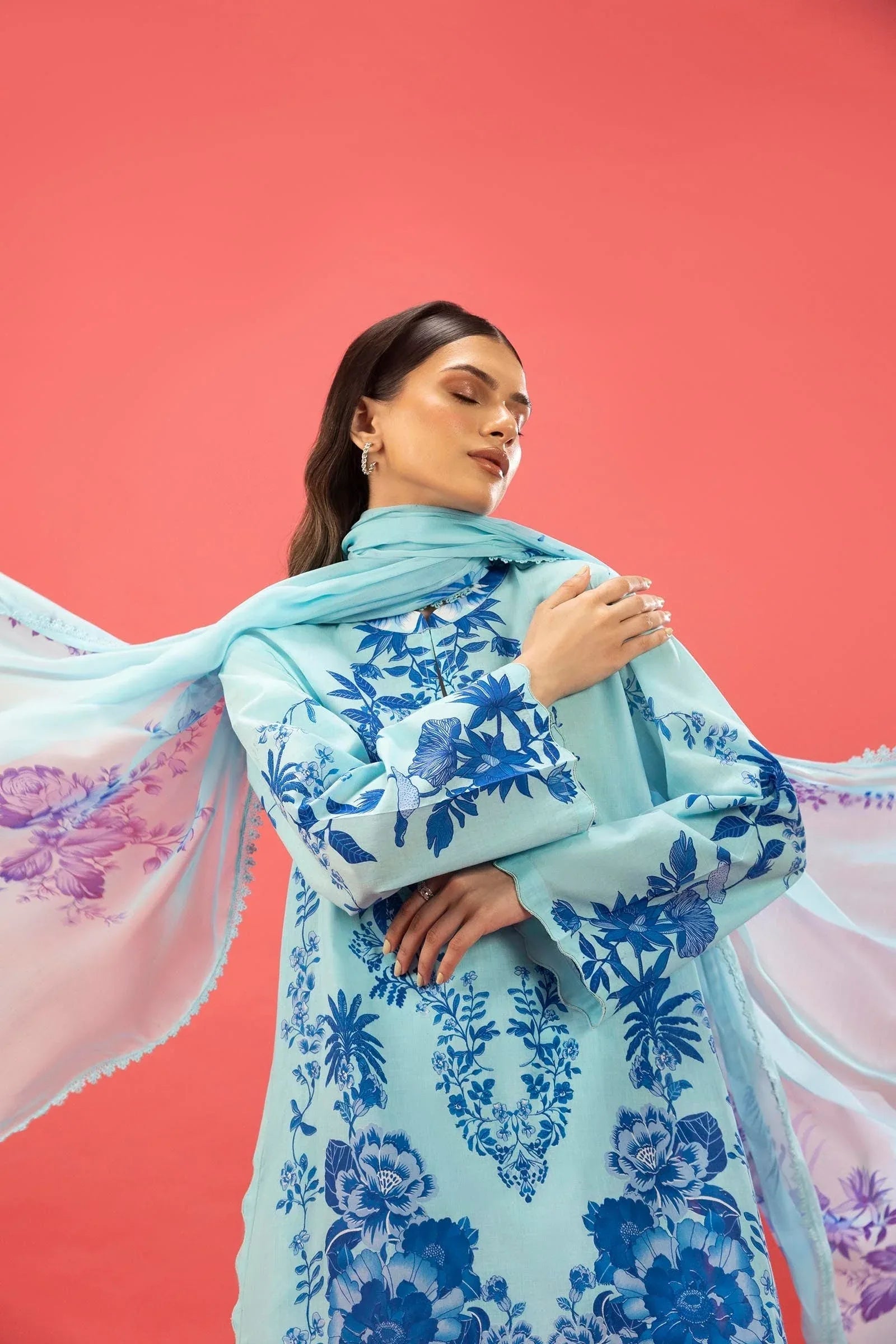 Sana Safinaz | Mahay Summer 25 | 007A - Rang-e-Khaas