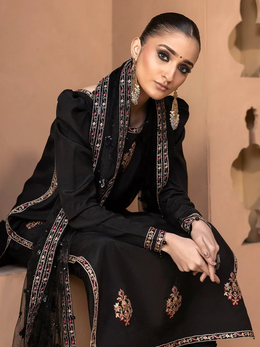 Hem Stitch | Raw Silk Edit 25 | Haya - Rang-e-Khaas