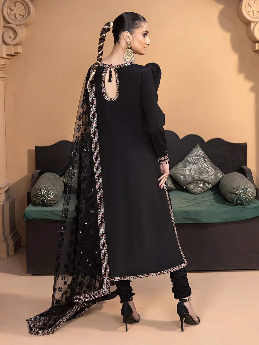 Hem Stitch | Raw Silk Edit 25 | Haya - Rang-e-Khaas
