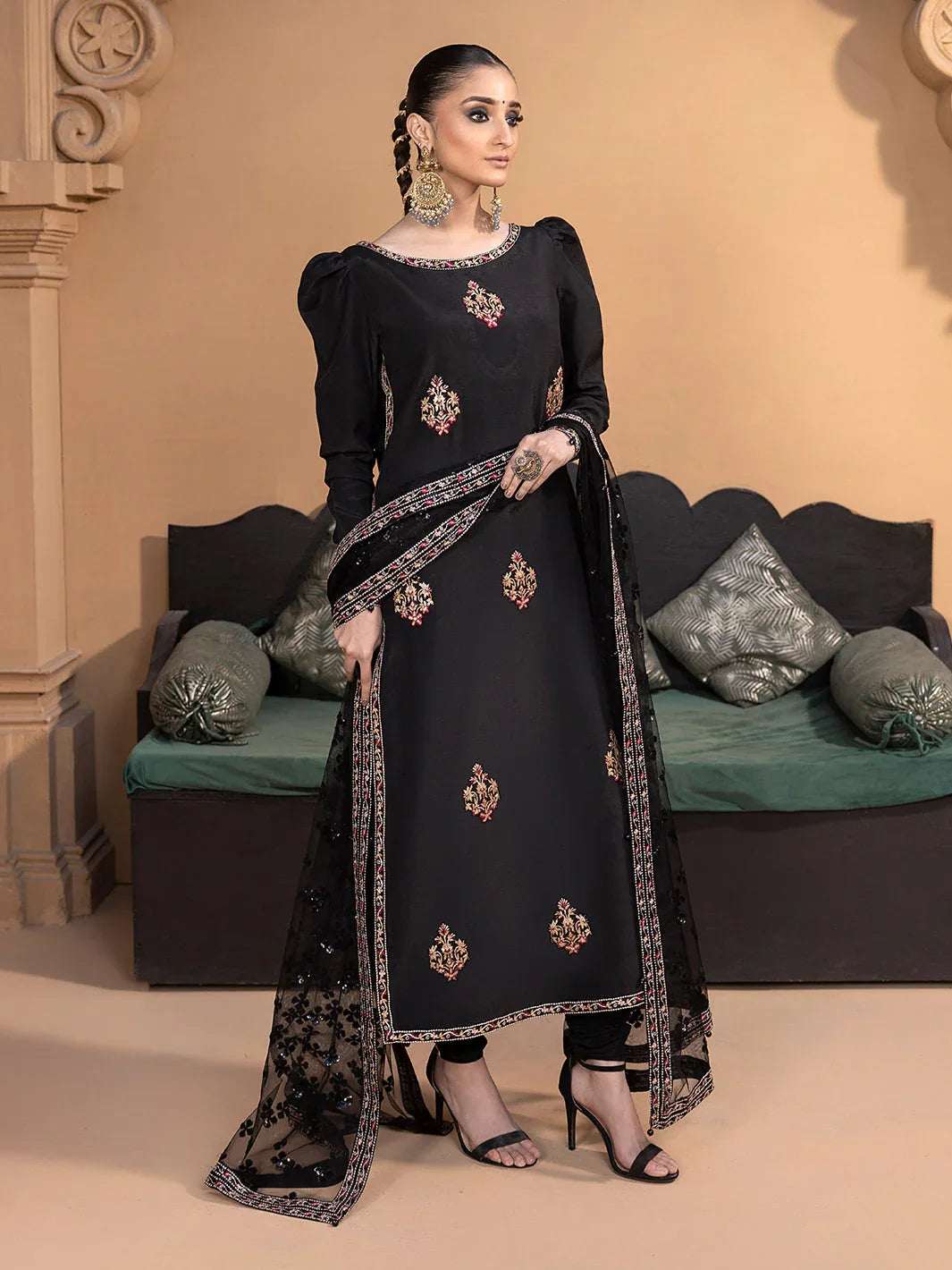 Hem Stitch | Raw Silk Edit 25 | Haya - Rang-e-Khaas