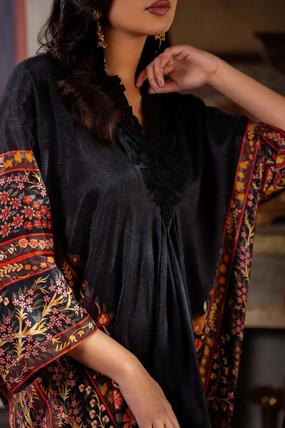 Saira Rizwan | Dahini Silk Pret | REEF -SRLP05-25 - Rang-e-Khaas