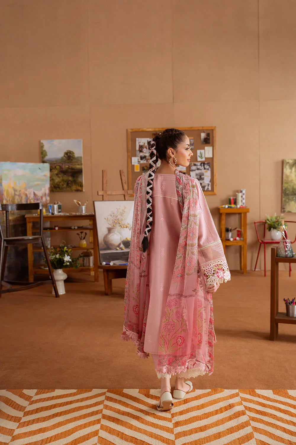 Saira Rizwan | Laanem Summer Lawn 25 | LEYLA-B-SRL25-04 - Rang-e-Khaas
