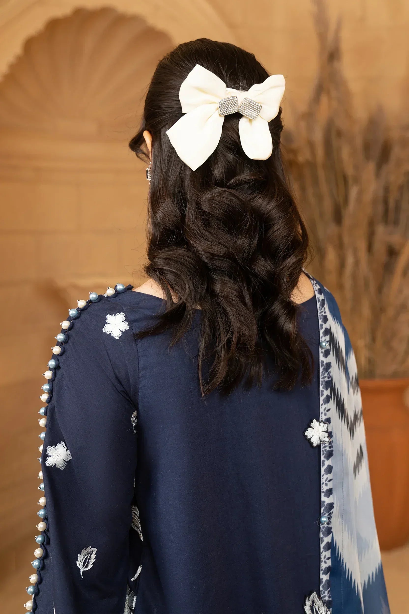 Hemstitch | Summer Luxury Lawn 24 | Ice Blue - Rang-e-Khaas