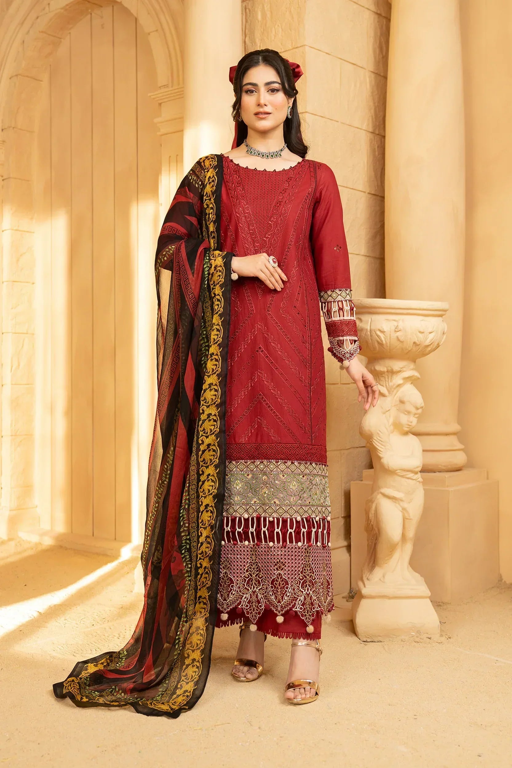 Hemstitch | Summer Luxury Lawn 24 | - Rang-e-Khaas