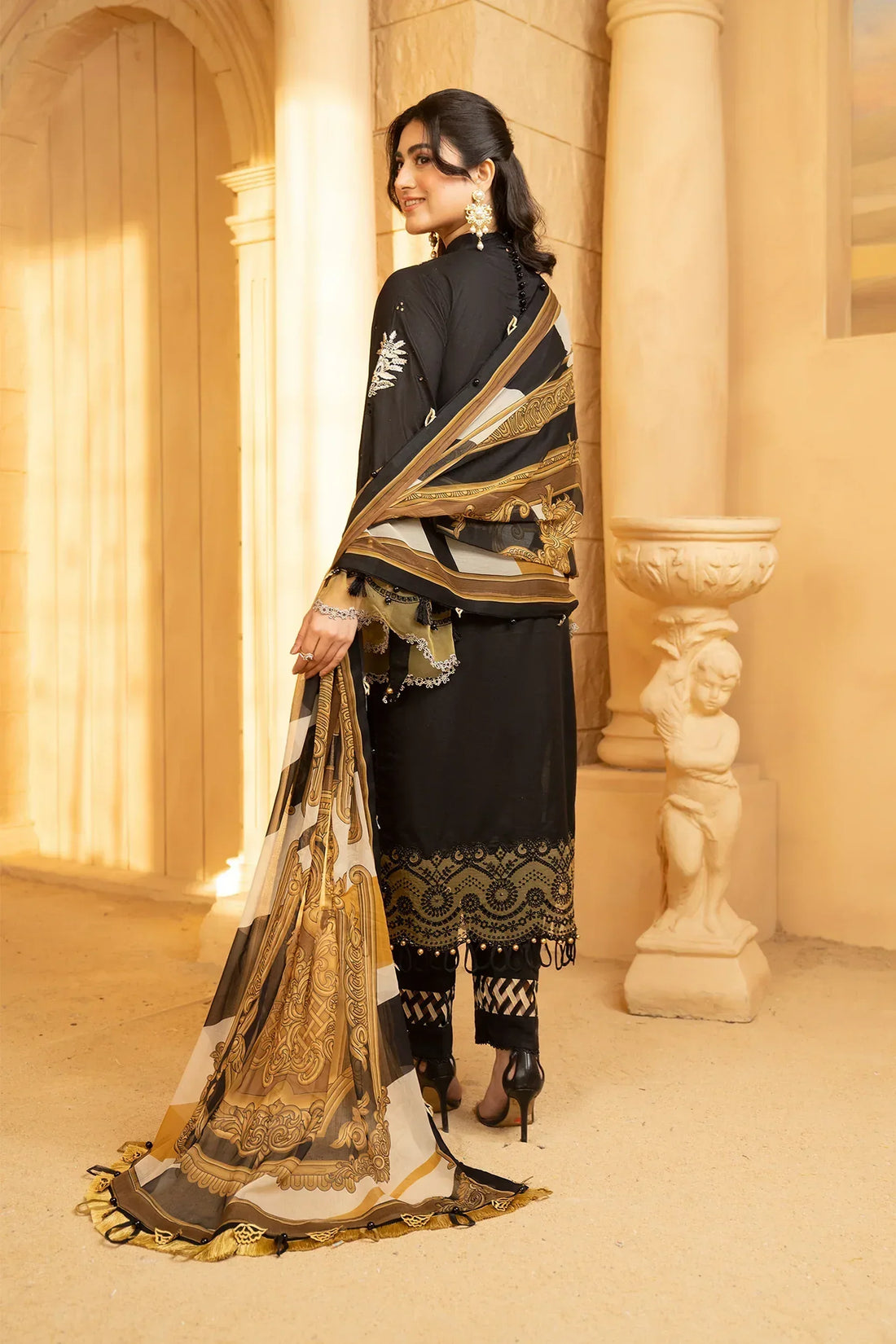 Hemstitch | Summer Luxury Lawn 24 | Cocoa - Rang-e-Khaas