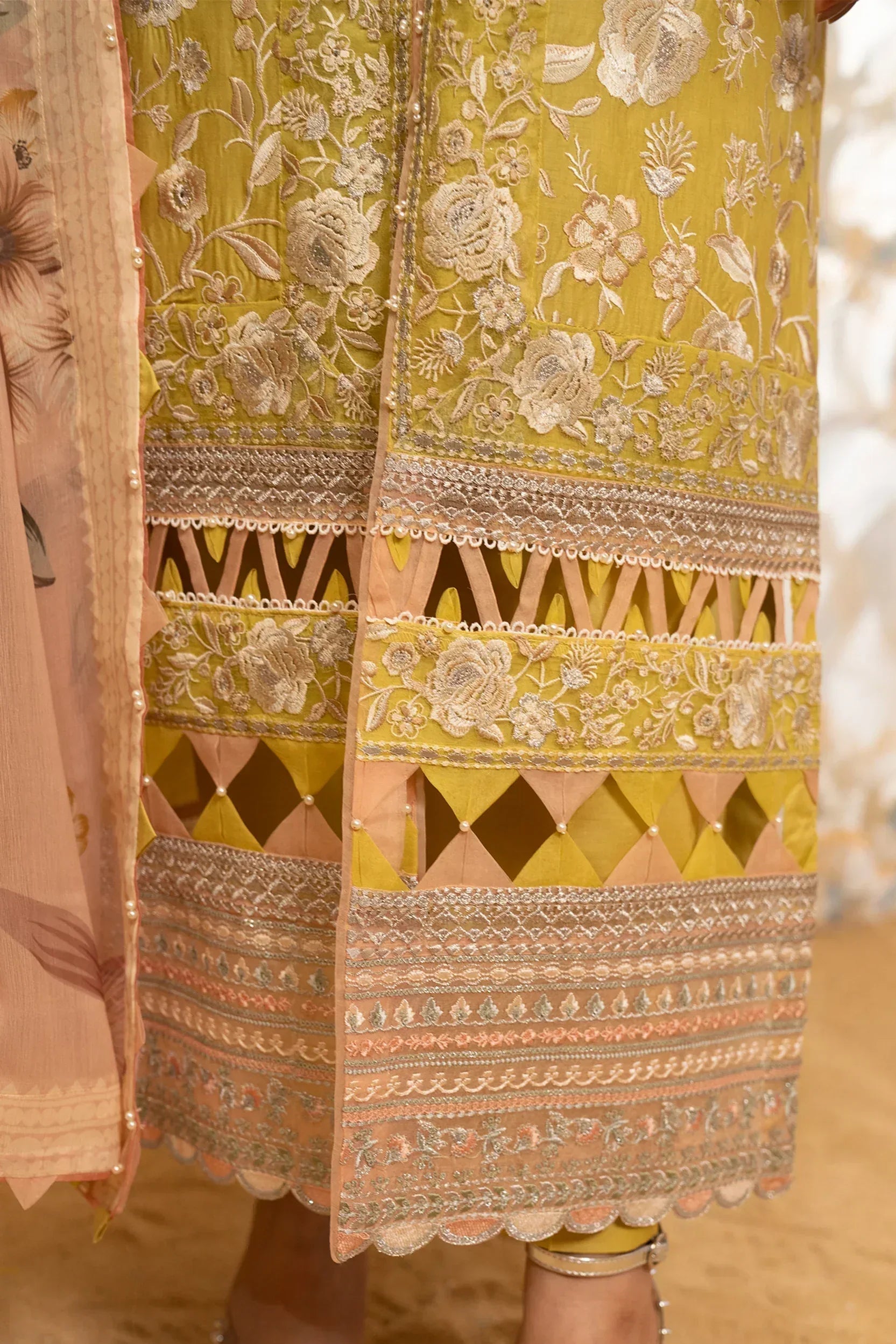 Hemstitch | Summer Luxury Lawn 24 | Lime - Rang-e-Khaas