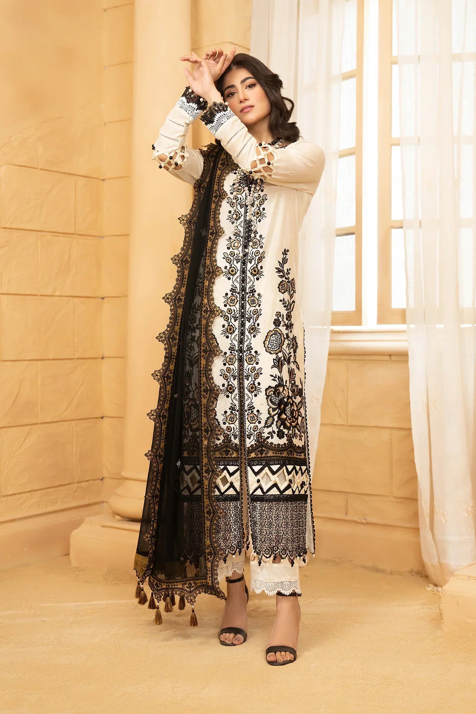 Hemstitch | Summer Luxury Lawn 24 | Prestige - Rang-e-Khaas