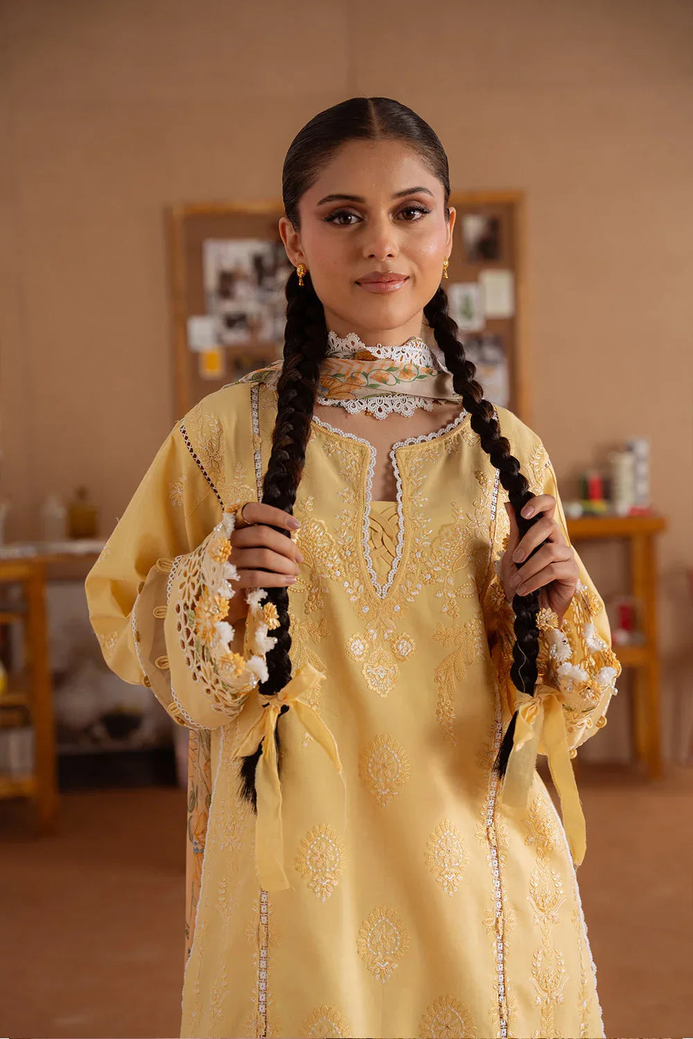 Saira Rizwan | Laanem Summer Lawn 25 | LEYLA-A-SRL25-04 - Rang-e-Khaas