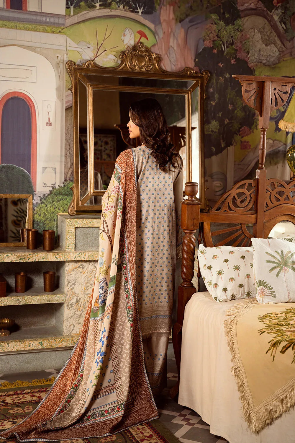 Saira Rizwan | Dahini Silk Pret | MERCINA - SRLP06-25 - Rang-e-Khaas