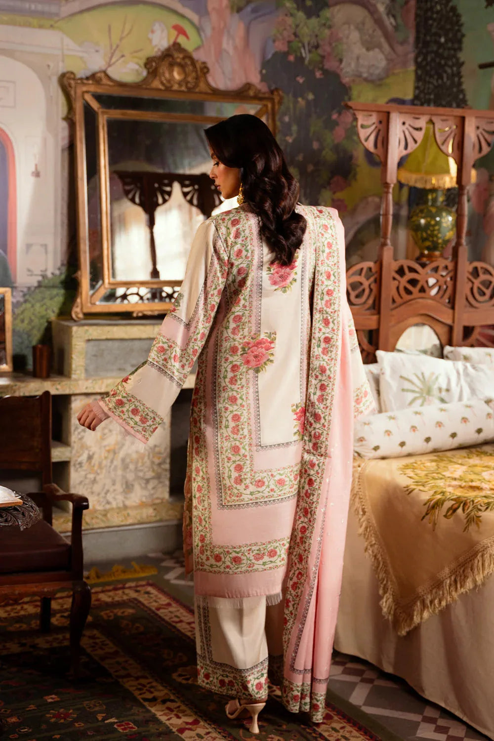 Saira Rizwan | Dahini Silk Pret | ADELIA -SRLP07-25 - Rang-e-Khaas