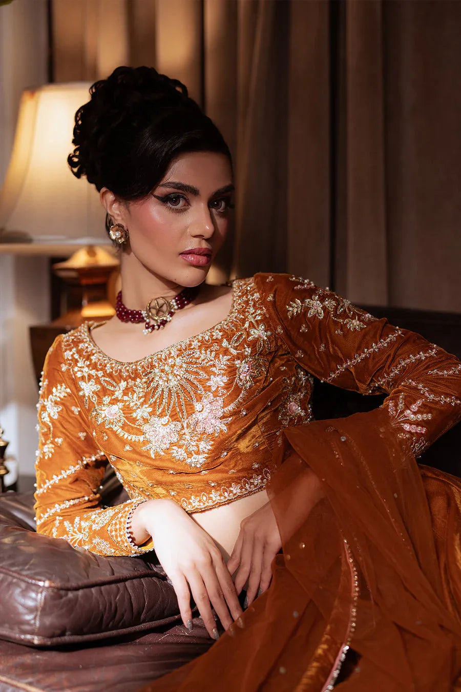 Saira Rizwan | Velvet Pret 25 | AMBERIN-SRVP25-11 - Rang-e-Khaas