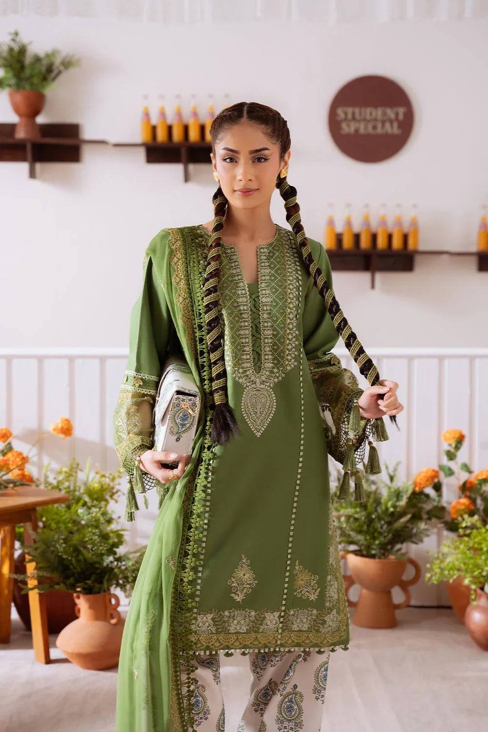 Saira Rizwan | Laanem Summer Lawn 25 | ZAFIRA-A-SRL25-03 - Rang-e-Khaas