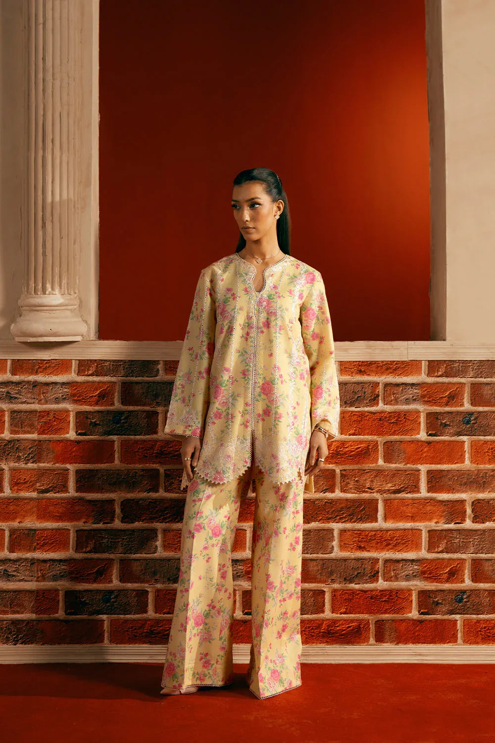 Saira Rizwan | Joolie Co ords | YELLOW-JBP25-01 - Rang-e-Khaas