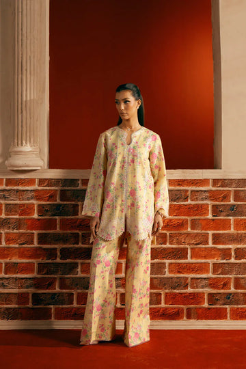 Saira Rizwan | Joolie Co ords | YELLOW-JBP25-01 - Rang-e-Khaas