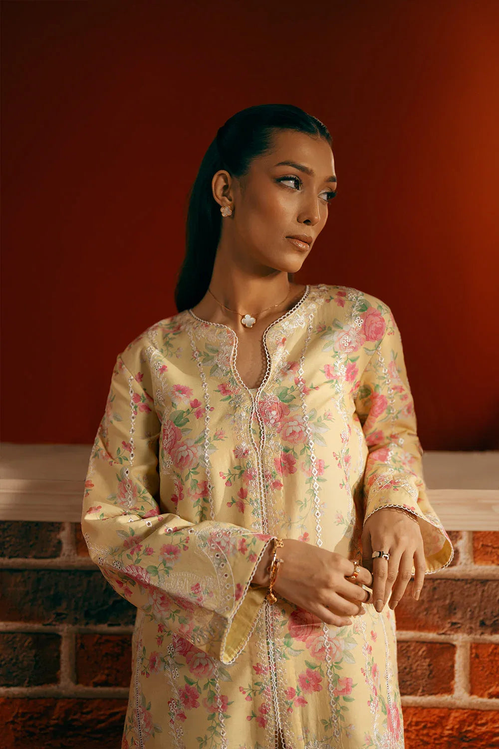 Saira Rizwan | Joolie Co ords | YELLOW-JBP25-01 - Rang-e-Khaas