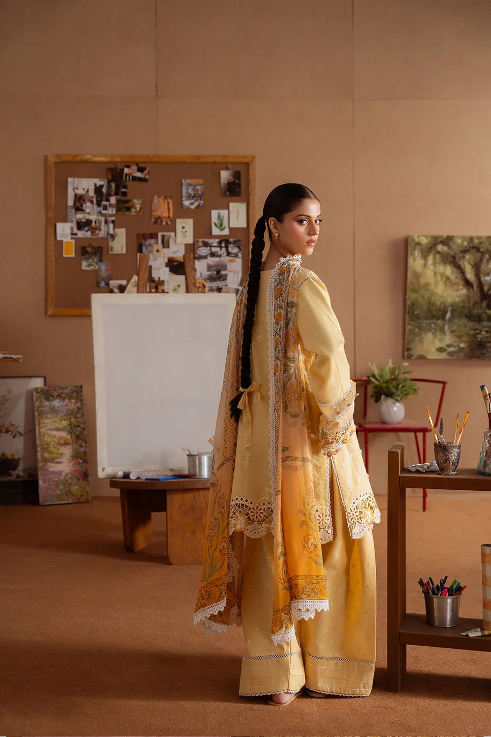 Saira Rizwan | Laanem Summer Lawn 25 | LEYLA-A-SRL25-04 - Rang-e-Khaas