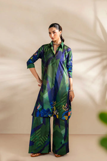 Saira Rizwan | Silk Coords 25 | SHORELINE SERENADE - SRSP-25-08 - Rang-e-Khaas