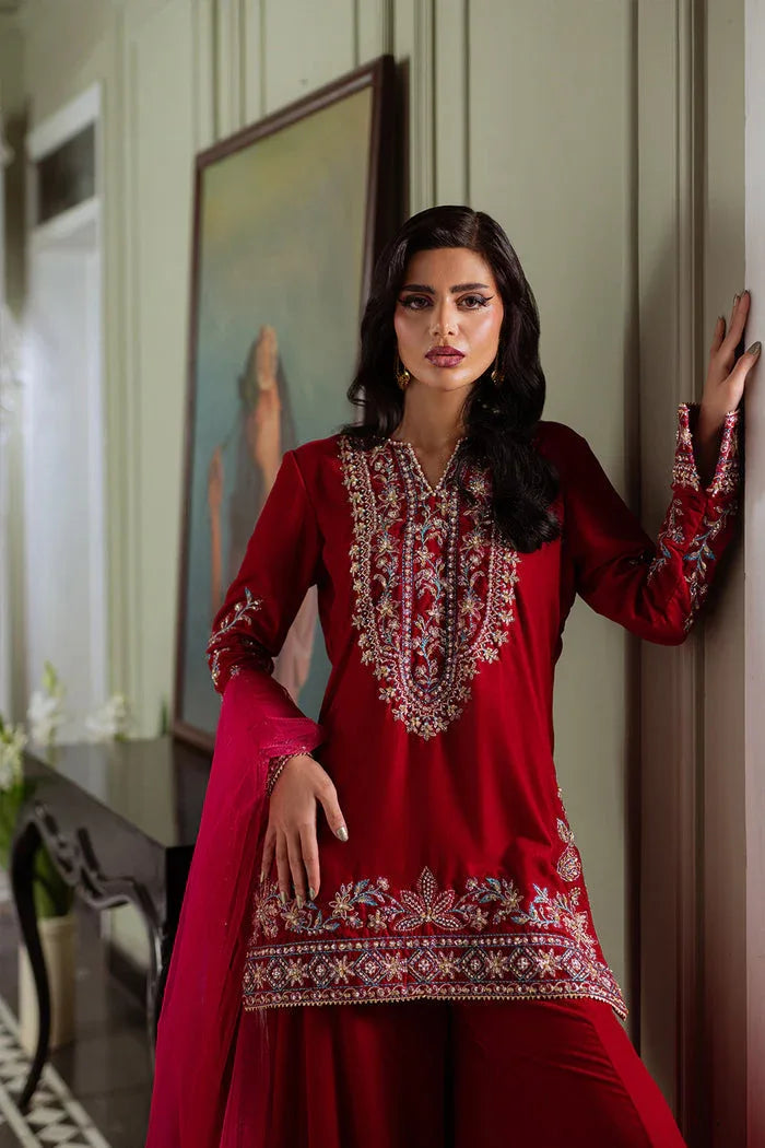 Saira Rizwan | Velvet Pret 25 | SHIREEN-SRVP25-04 - Rang-e-Khaas