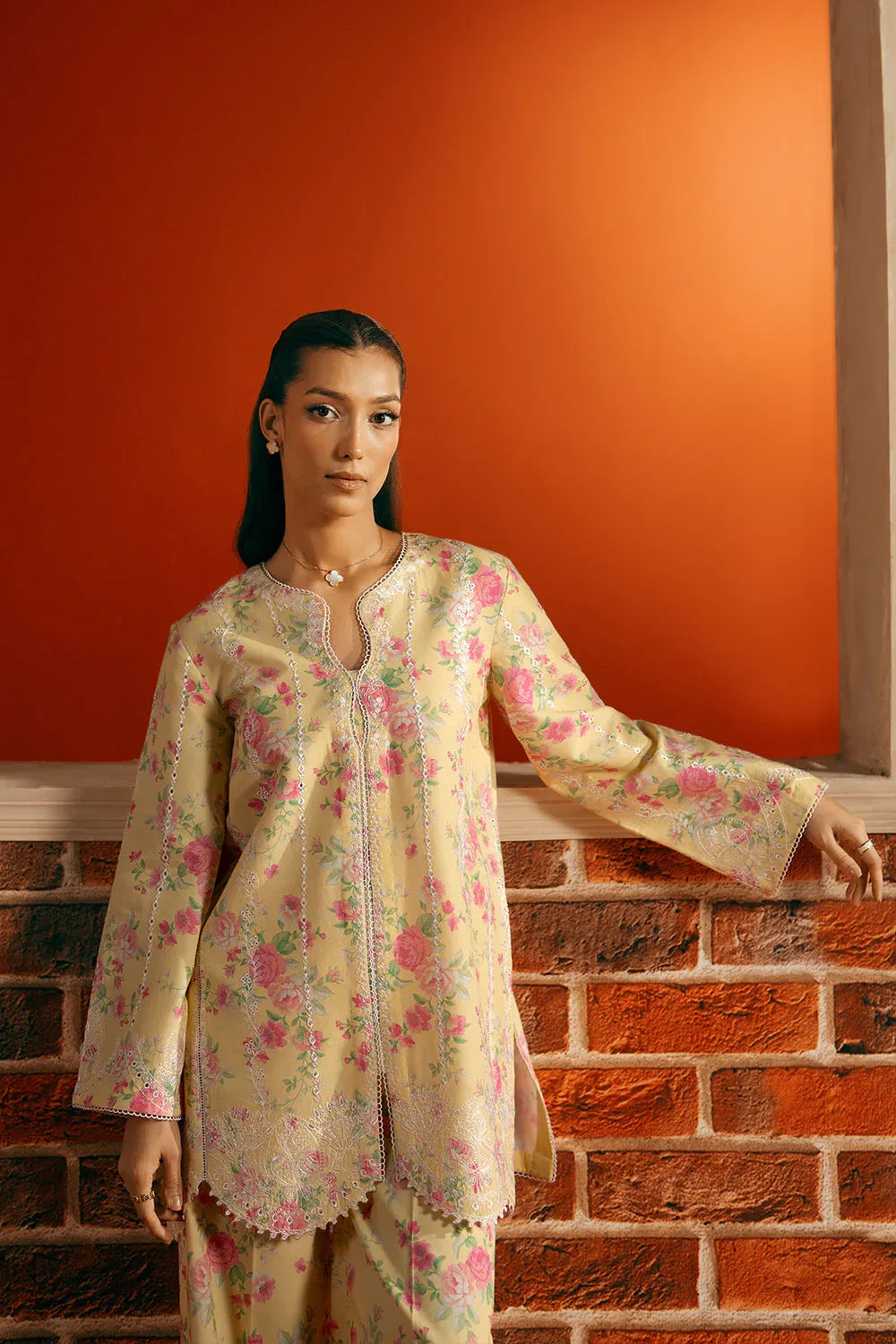 Saira Rizwan | Joolie Co ords | YELLOW-JBP25-01 - Rang-e-Khaas
