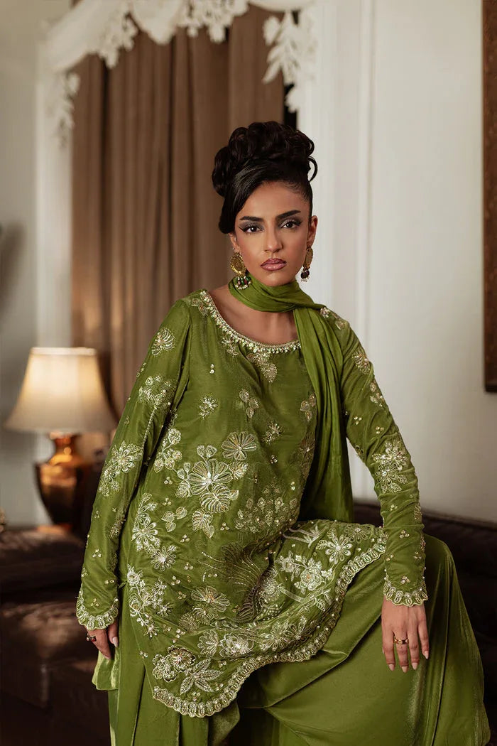 Saira Rizwan | Velvet Pret 25 | KAHWA-SRVP25-08 - Rang-e-Khaas